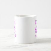カスタマイズ可能な野球ママ コーヒーマグカップ (中央)