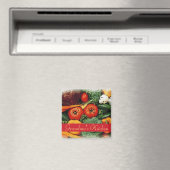 カスタマイズ可能な野菜アートキッチンマグネット マグネット (インサイチュ (食洗機))