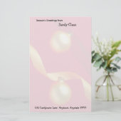 カスタマイズ可能な金ゴールドのオーナメントの文房具 便箋 (スタンド正面)