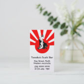 カスタマイズ可能な金ゴールドの優れた日本のな名刺 名刺 (スタンド正面)