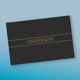 カスタマイズ可能な金ゴールド文字とライン 薄葉紙