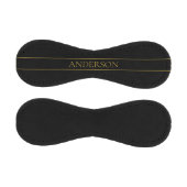 カスタマイズ可能な金ゴールド文字とライン 野球ボール (パネル)