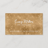 カスタマイズ可能な金色の名刺 名刺 (正面)