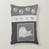 カスタマイズ可能な鉛筆ドイツの羊飼いアクセント枕 アクセントクッション (正面(垂直))