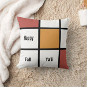 カスタマイズ可能な錆と金ゴールドの正方形 クッション (ブランケット)