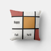 カスタマイズ可能な錆と金ゴールドの正方形 クッション (正面)