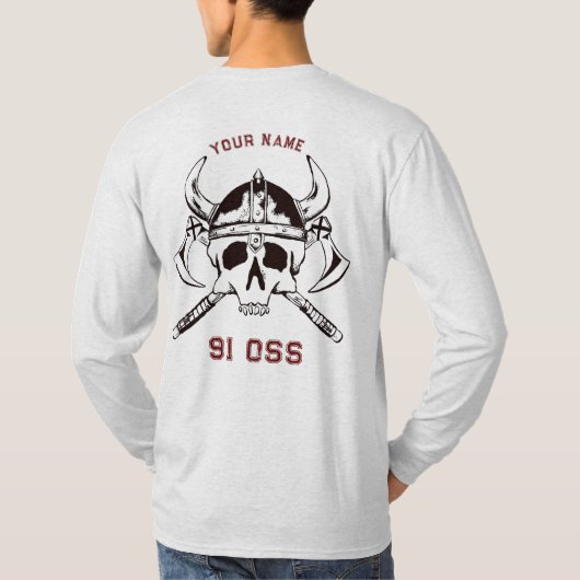 カスタマイズ可能な長袖Pathfindersシャツ Tシャツ (裏面)