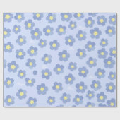 カスタマイズ可能な隠されたメッセージは私をない花忘れます ラッピングペーパー (フラット)