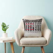 カスタマイズ可能な雪のピケットフェンス クッション (椅子)