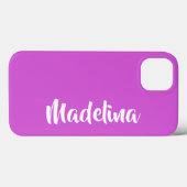 カスタマイズ可能な電話独身のケースの色の名前の追加 Case-Mate iPhoneケース (裏面 (横))