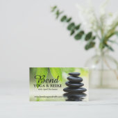 カスタマイズ可能な霊気の名刺 名刺 (スタンド正面)