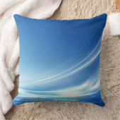 カスタマイズ可能な青い抽象芸術装飾用クッション クッション (ブランケット)