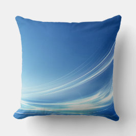 カスタマイズ可能な青い抽象芸術装飾用クッション クッション