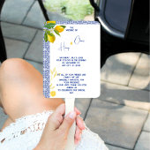 カスタマイズ可能な青モロッコタイルインスパイアハンドファン ハンドファン