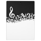 カスタマイズ可能な音符 クリップボード (裏面)