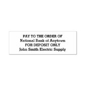 カスタマイズ可能な順序で支払う セルフインキングスタンプ (デザイン)