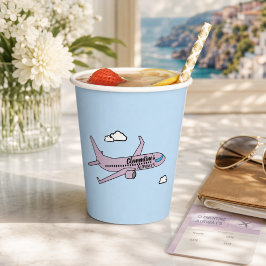 カスタマイズ可能な飛行機 紙コップ