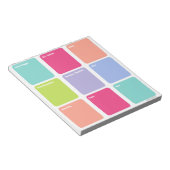 カスタマイズ可能な食料品ショッピングリストノートパッド ノートパッド (アングル)