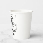 カスタマイズ可能な飲料カップ – ロゴの追加 紙コップ (左)