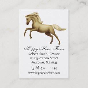 カスタマイズ可能な馬好きの名刺 名刺