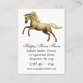 カスタマイズ可能な馬好きの名刺 名刺