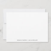 カスタマイズ可能な高校クラス懇親会 招待状 (裏面)