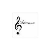 カスタマイズ可能な高音クレフ、 音符記号スタンプ ラバースタンプ (インプリント)