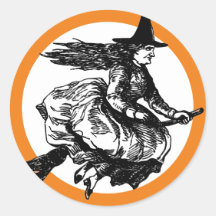 カスタマイズ可能な魔女ラウンドシール