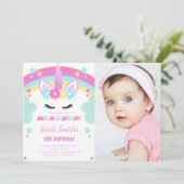 カスタマイズ可能な魔法パーティーカー子供へド 招待状 (スタンド正面)