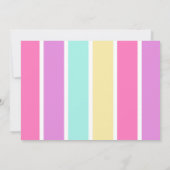 カスタマイズ可能な魔法パーティーカー子供へド 招待状 (裏面)