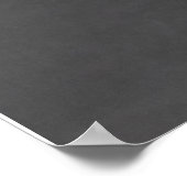 カスタマイズ可能な黒板の背景 ポスター (角)