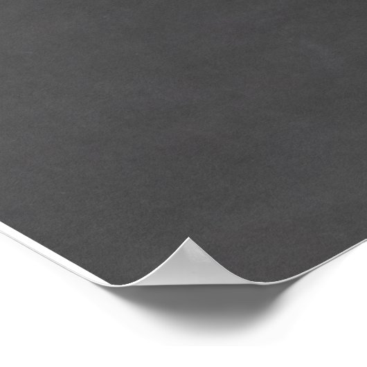 カスタマイズ可能な黒板の背景 ポスター (角)