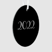 カスタマイズ可能な黒板スタイルクリスマス装飾 オーナメント (正面)