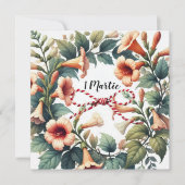 カスタマイズ可能な1マティーカードとフローラリース シーズンカード (正面)