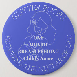 カスタマイズ可能な1ヶ月の授乳マイルストーンバッジ 缶バッジ