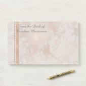 カスタマイズ可能な10" X 6" Post it notesバラ金ゴールド ポストイット (デスク)