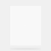 カスタマイズ可能な11" x 14"アクリル記号を作成 アクリルサイン (正面)