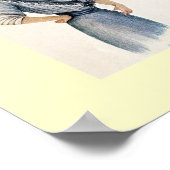 カスタマイズ可能な1910パリファッションポスター ポスター (角)