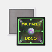 カスタマイズ可能な1970のディスコボール マグネット (正面/裏面)