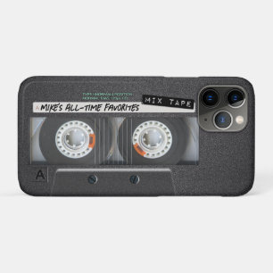カスタマイズ可能な1970の1980のレトロカセットミックステープ iPhone 11 PROケース