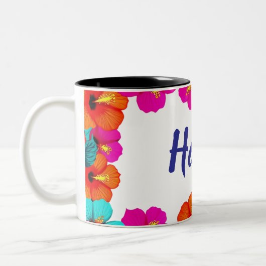 カスタマイズ可能な2トーンコーヒーマグ ツートーンマグカップ (左)