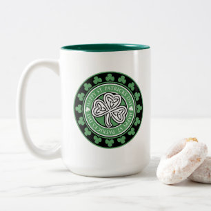 カスタマイズ可能な2トーンSt. Patrick's Day Mug 15 oz ツートーンマグカップ
