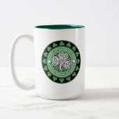 カスタマイズ可能な2トーンSt. Patrick's Day Mug 15 oz ツートーンマグカップ (左)