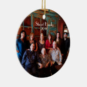 カスタマイズ可能な2味方されたクリスマスのオーナメント2016年 セラミックオーナメント (右)