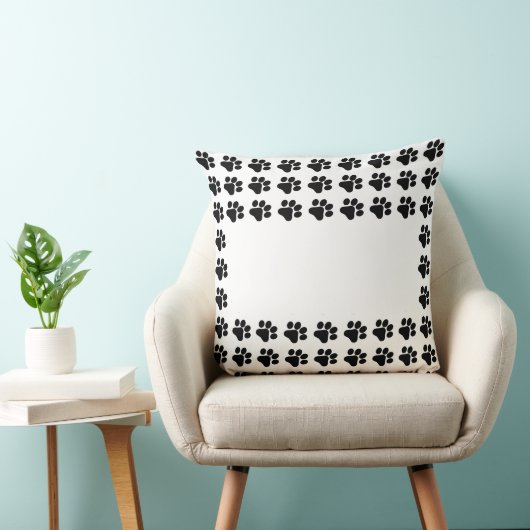 カスタマイズ可能な2枚の写真Paw-trait Perfect クッション (椅子)