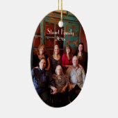 カスタマイズ可能な2面クリスマス装飾 セラミックオーナメント (右)