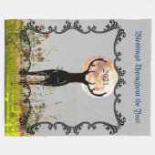 カスタマイズ可能な2022年の新しいギフト フリースブランケット (正面(横))