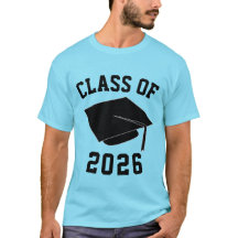 カスタマイズ可能な2026年卒業記念Tシャツ