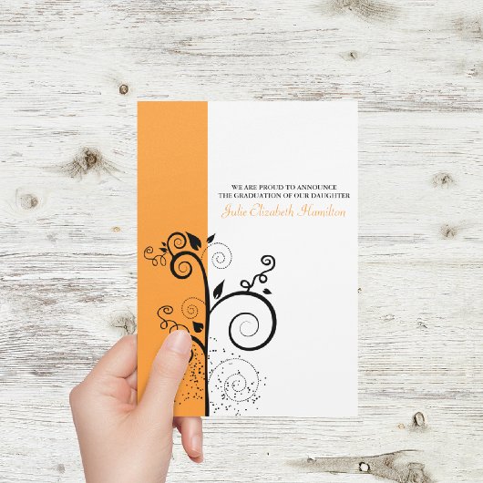 カスタマイズ可能な20XX卒業発表 招待状