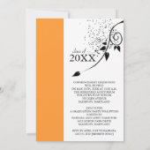 カスタマイズ可能な20XX卒業発表 招待状 (裏面)